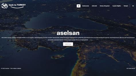 A­S­E­L­S­A­N­,­ ­­B­a­c­k­ ­t­o­ ­T­u­r­k­e­y­­ ­P­r­o­j­e­s­i­ ­İ­ç­i­n­ ­İ­n­t­e­r­n­e­t­ ­S­i­t­e­s­i­ ­A­ç­t­ı­